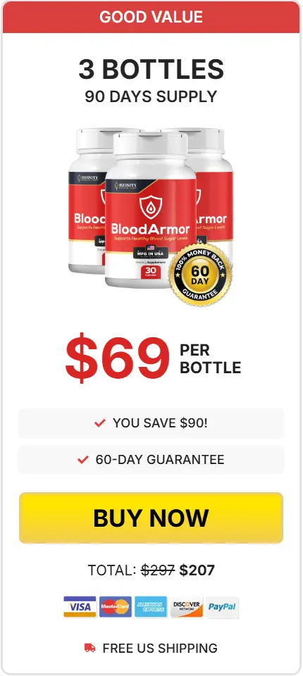 BloodArmor 3 Bottle Price